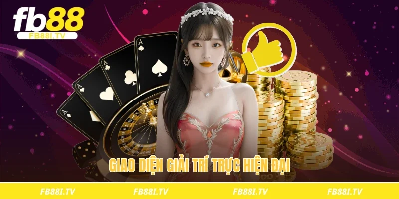 Giao diện giải trí trực hiện đại