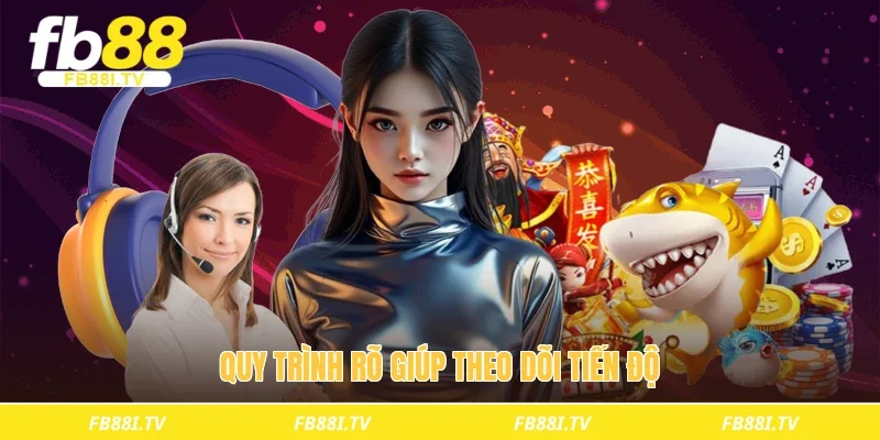 Quy trình rõ giúp theo dõi tiến độ